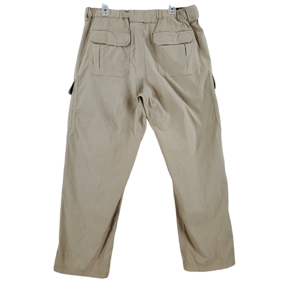 Duluth Flex Dry Cargo Pants Mens XLG (38x30) Beige Relaxed Fit 71700 Gorpcore - Picture 4 of 12